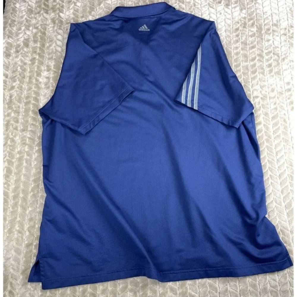 Adidas Polo Shirt Mens XXL Blue B32533 Climacool Golf Active Athleisure